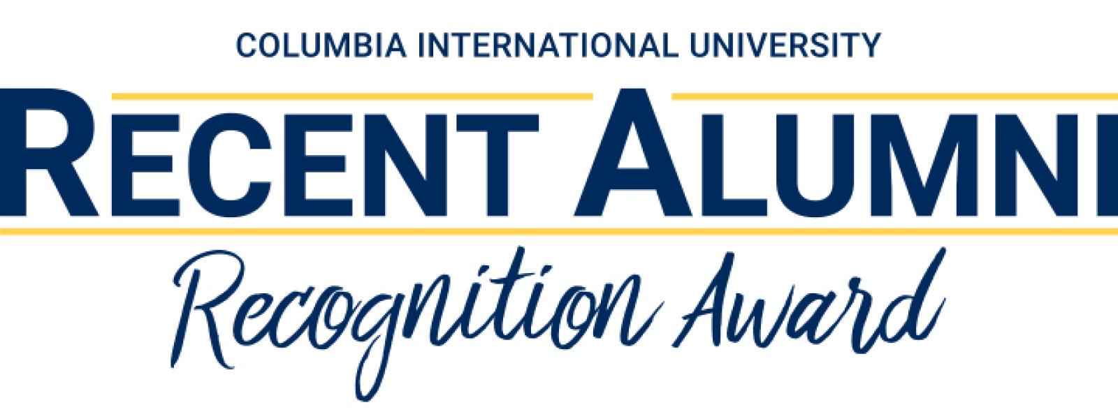 Recent Alumni Recognition Award